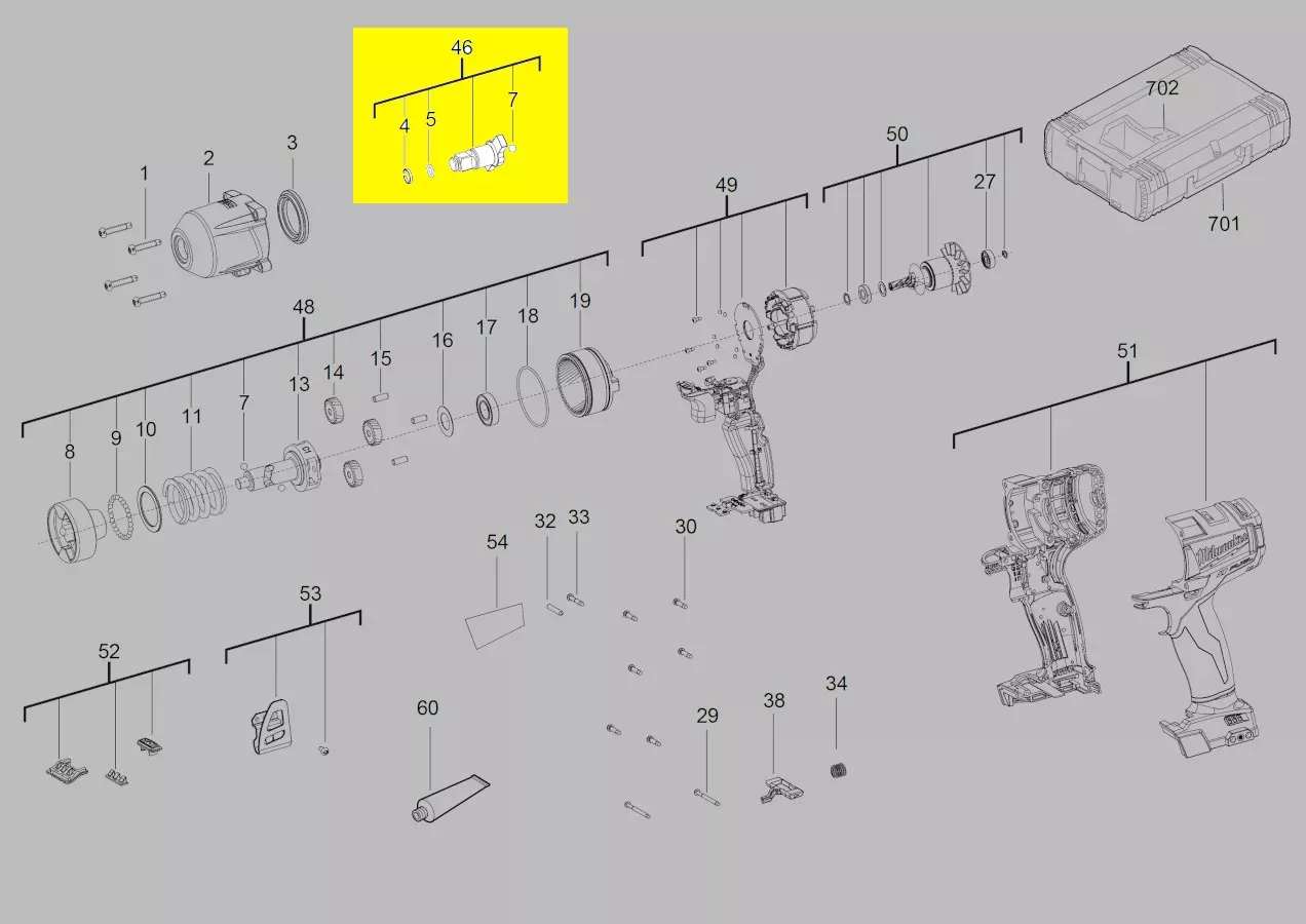 porte-outil réf. 4931454864 Milwaukee
